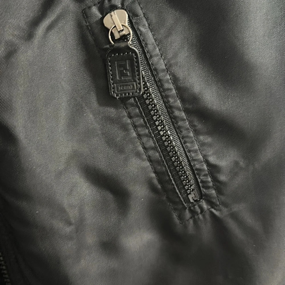 Authentic Fendi Unisex /Women’s Reversible Black and Brown Jacket - Picture 8 of 10